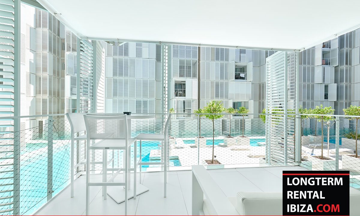 Long term rental Ibiza - Apartment Patio Blanco Pacha