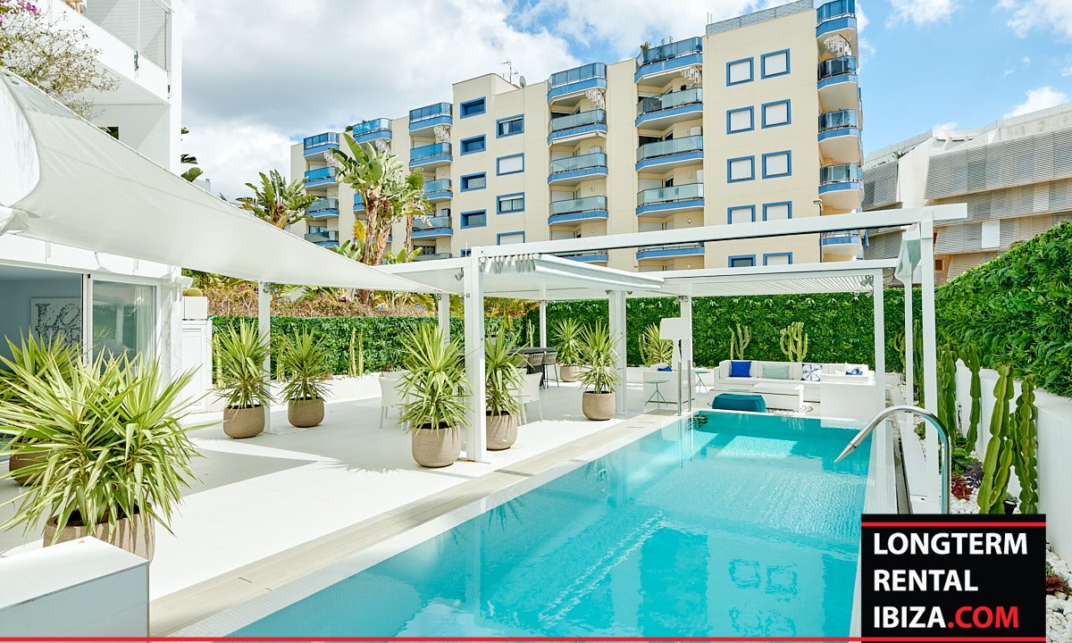 Long term rental Ibiza - Patio Blanco Garden lounge