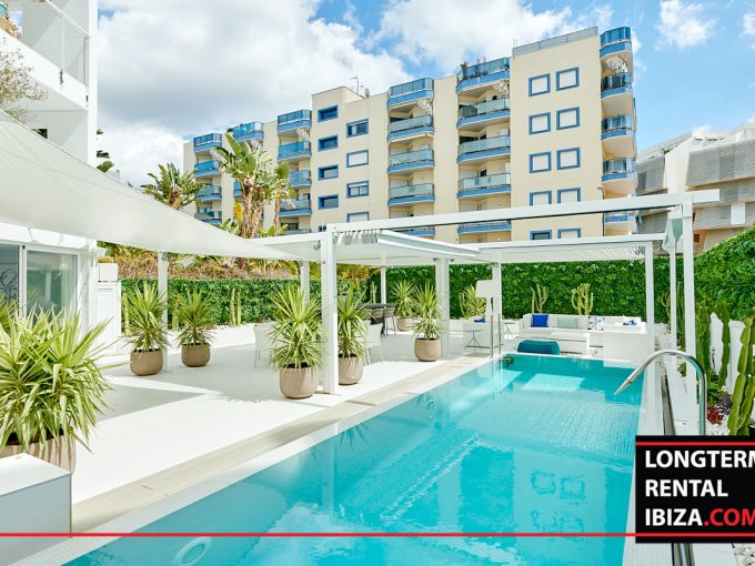 Long term rental Ibiza - Patio Blanco Garden lounge