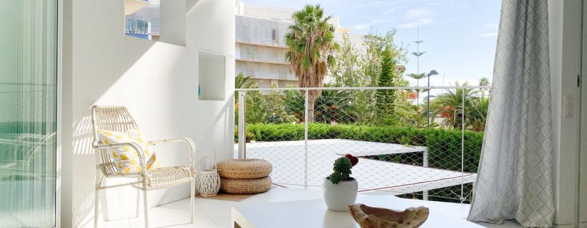 Long term rental Ibiza - Patio Blanco Ocean Beach