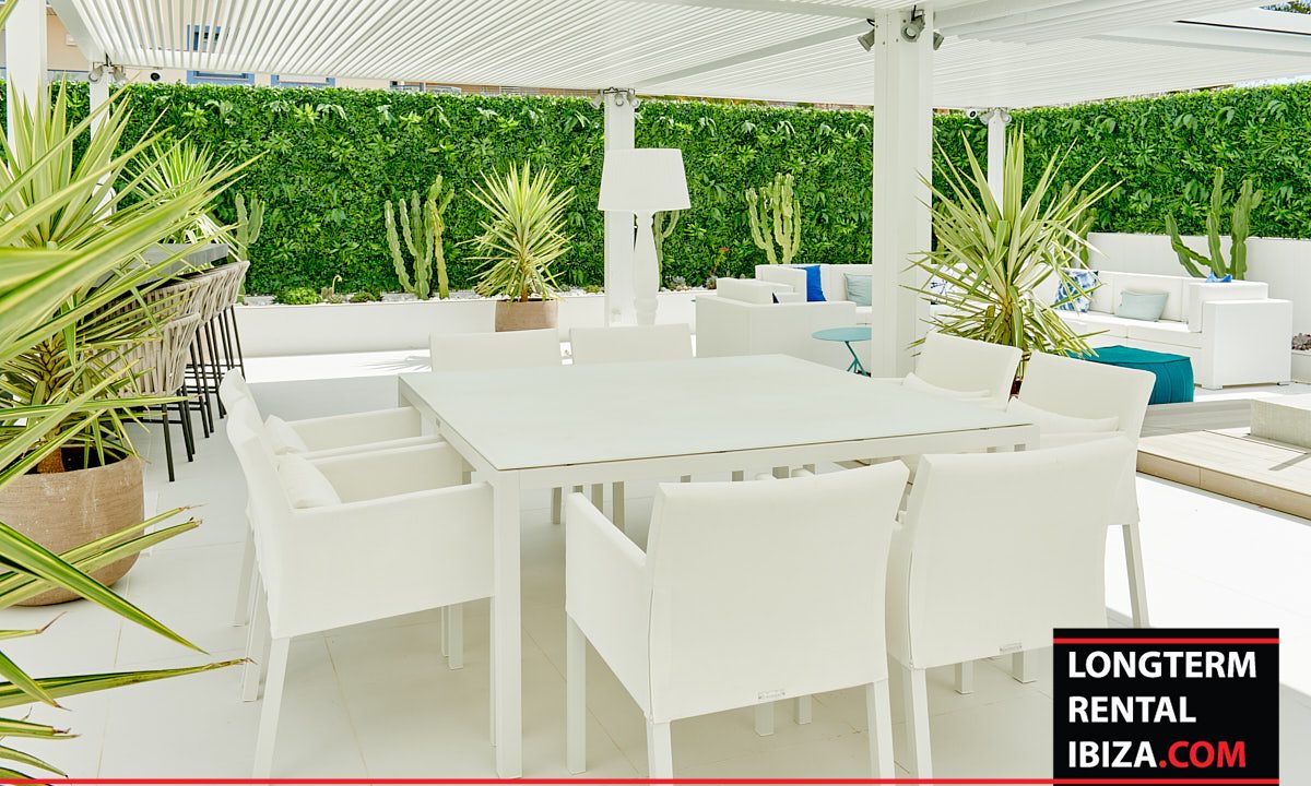 Long term rental Ibiza - Patio Blanco Garden lounge 10
