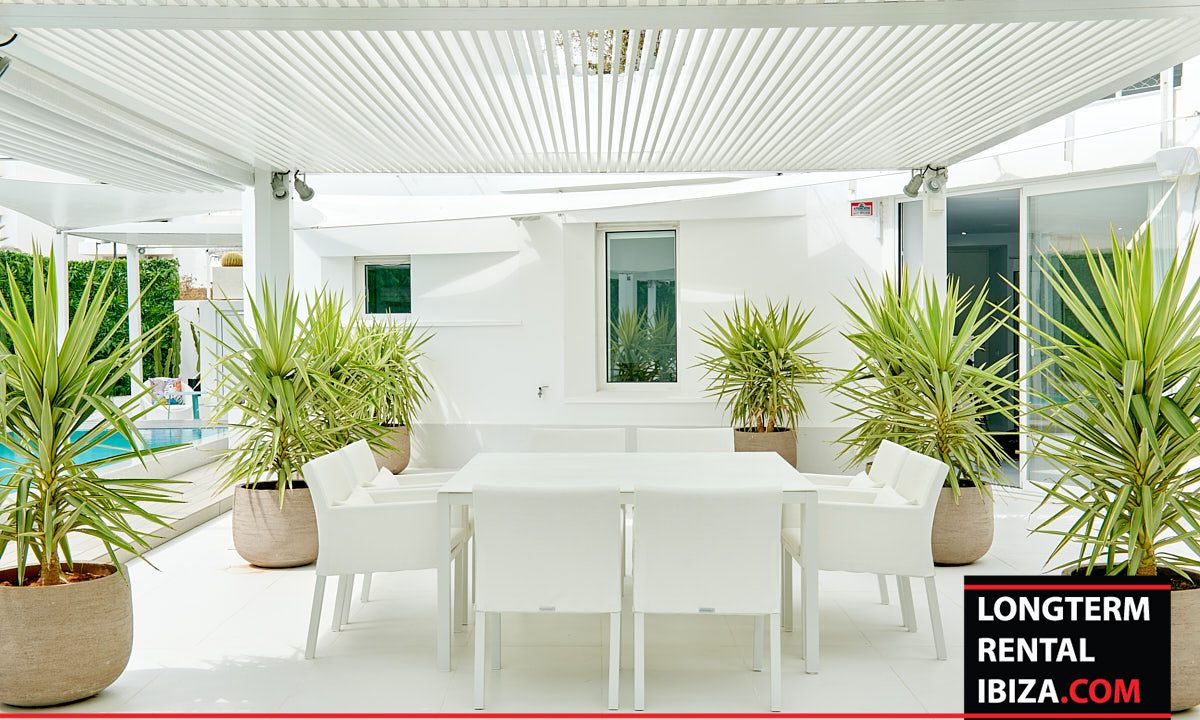 Long term rental Ibiza - Patio Blanco Garden lounge 12