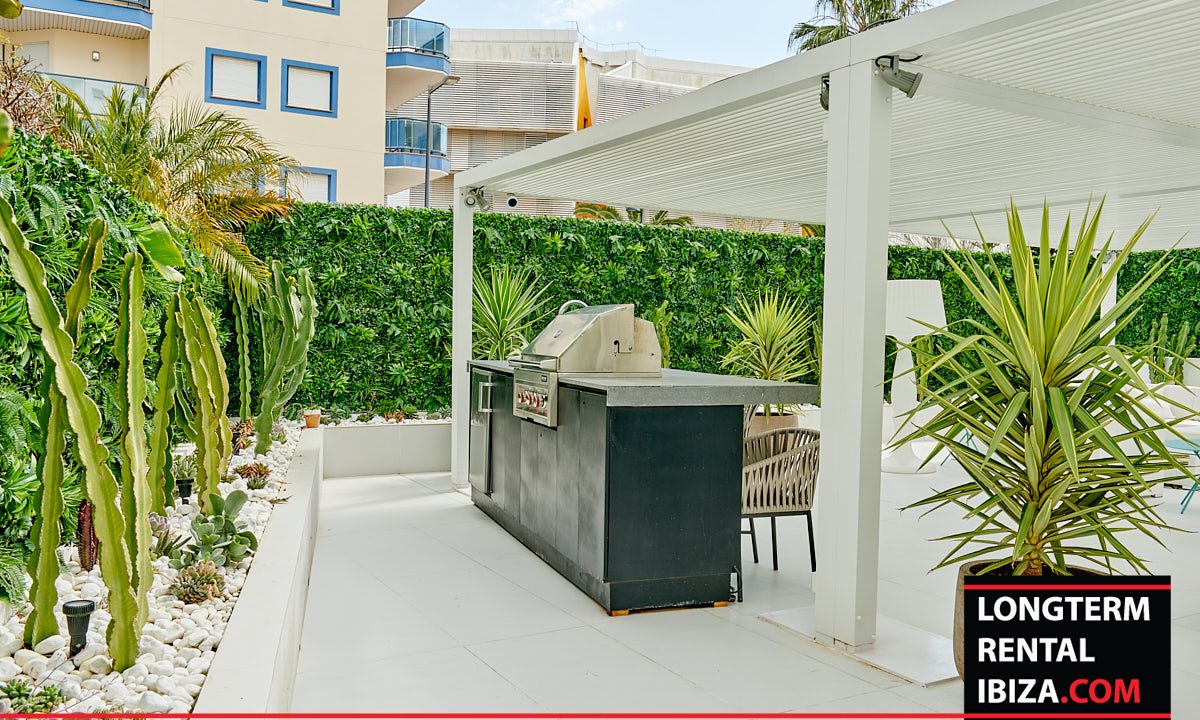 Long term rental Ibiza - Patio Blanco Garden lounge 14
