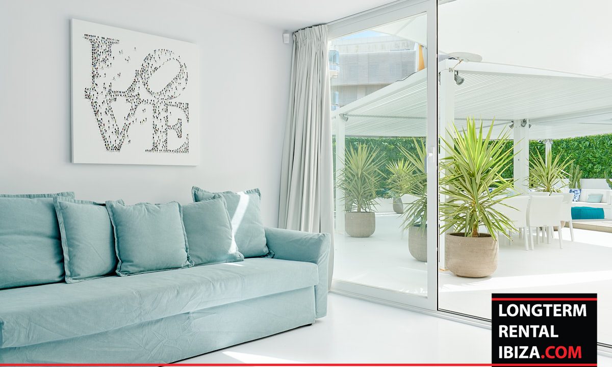 Long term rental Ibiza - Patio Blanco Garden lounge 16
