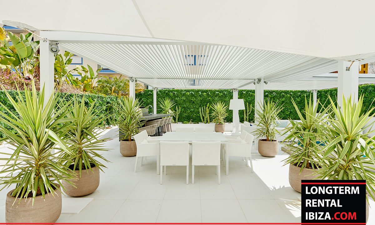Long term rental Ibiza - Patio Blanco Garden lounge 8