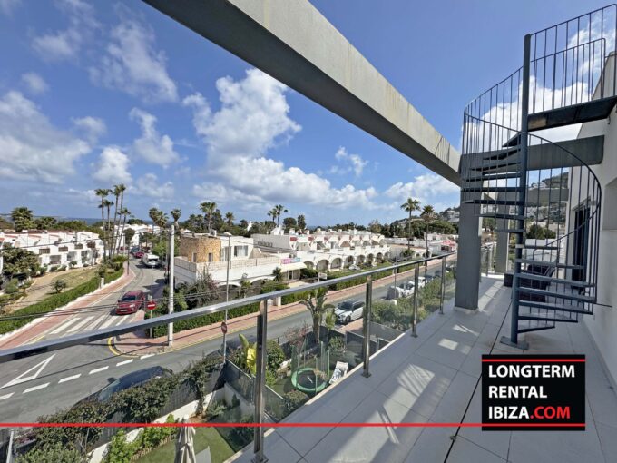 Long term rental ibiza - penthouse Siesta Sea View