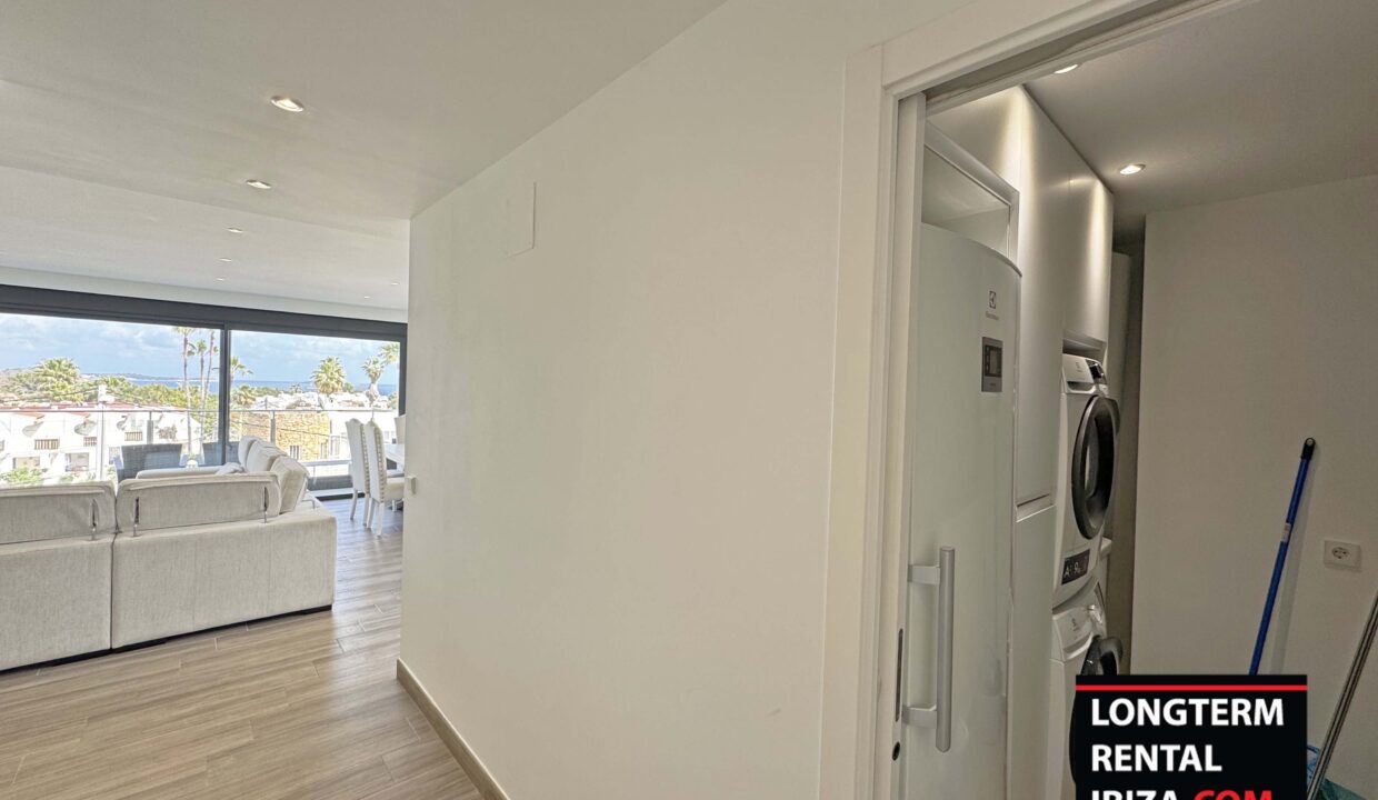 Long term rental ibiza - penthouse Siesta Sea View 2