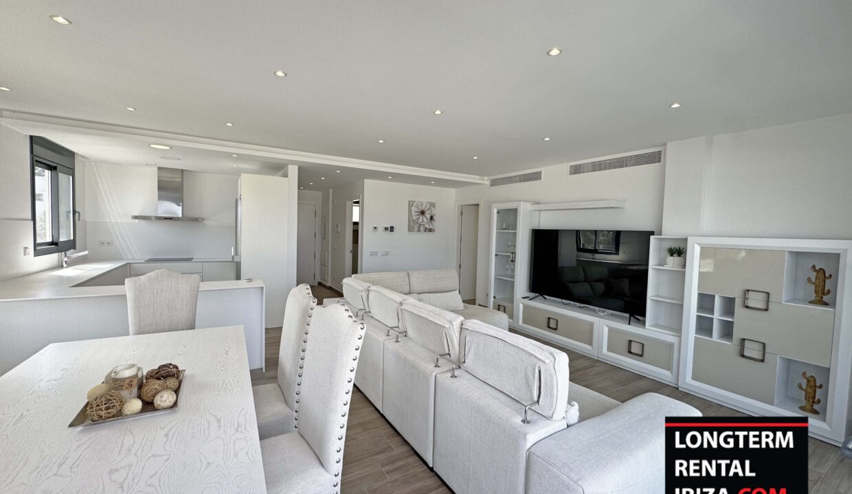 Long term rental ibiza - penthouse Siesta Sea View 25