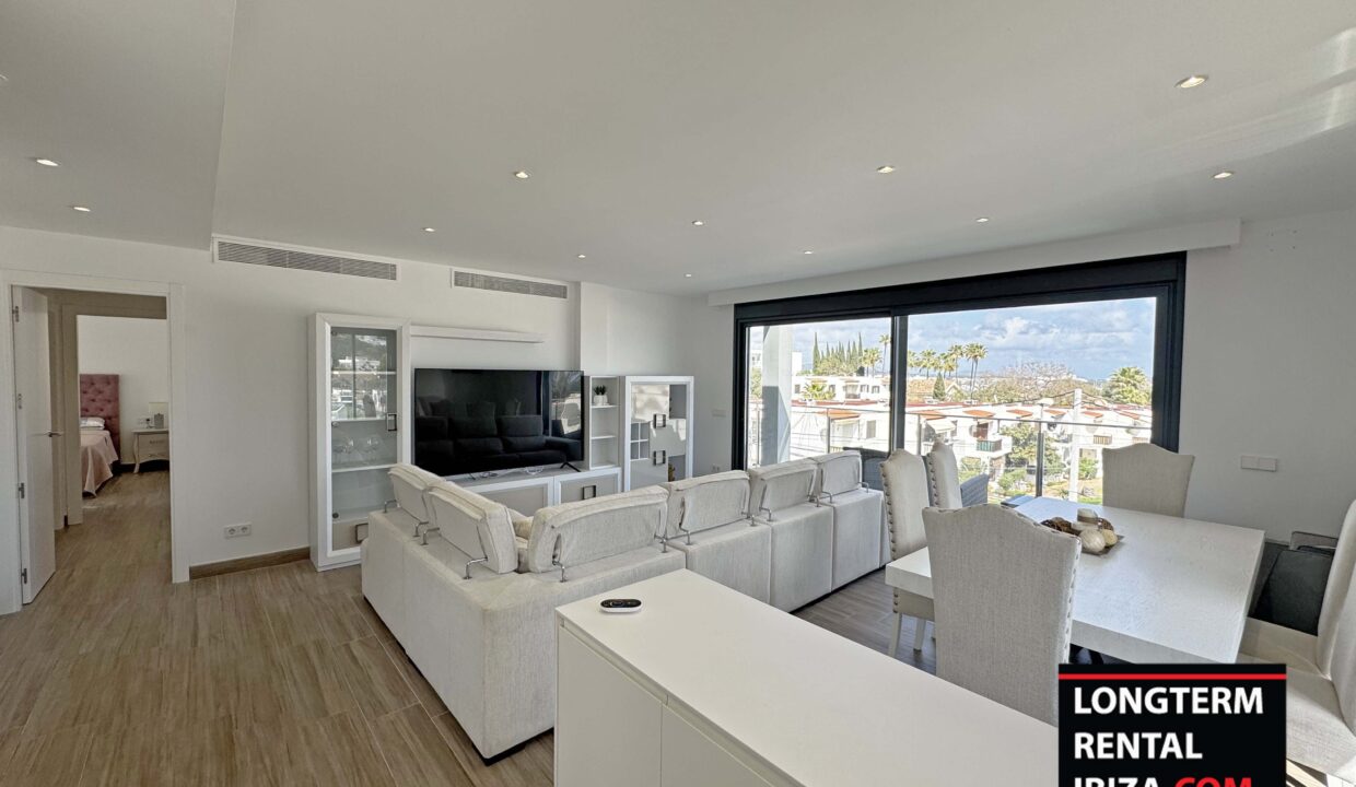 Long term rental ibiza - penthouse Siesta Sea View 3