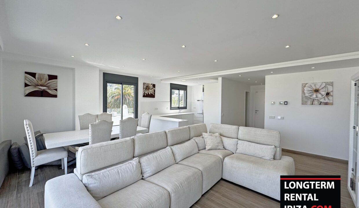 Long term rental ibiza - penthouse Siesta Sea View 7
