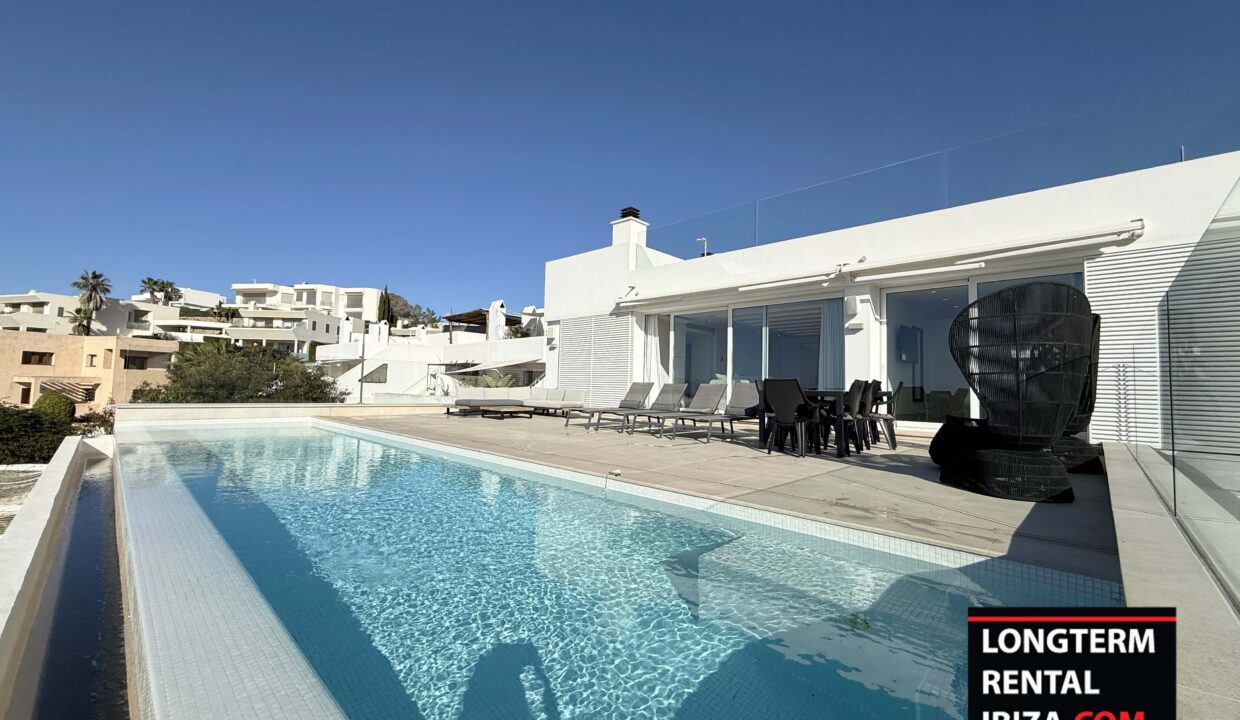 Longterm Rental Ibiza - Villa White Sea View
